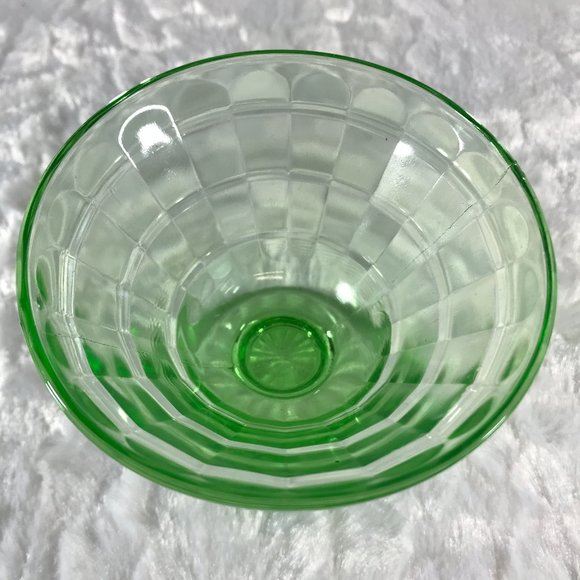 Vintage Vaseline Uranium Sorbet Ribbon Hazel Atlas #43 - Picture 9 of 14